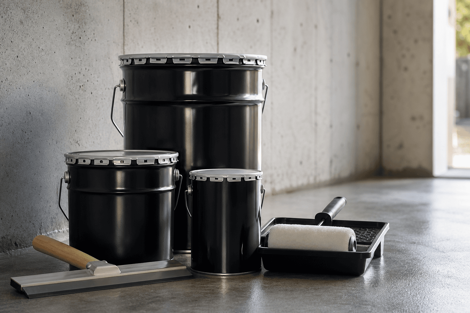 Moisture vapor barrier materials used before basement epoxy coating