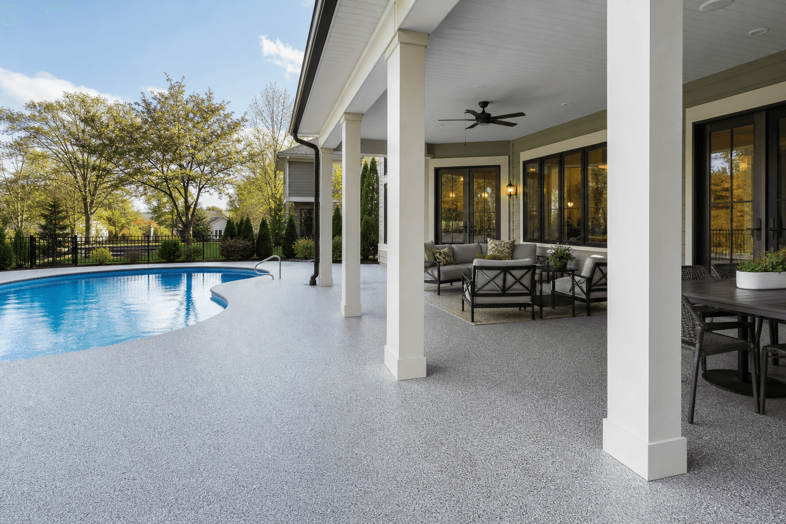 Pool Deck and Porch Coatings Before Michigan Summer: A Milford Guide